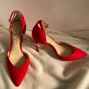 Red Jessica Simpson Pumps
